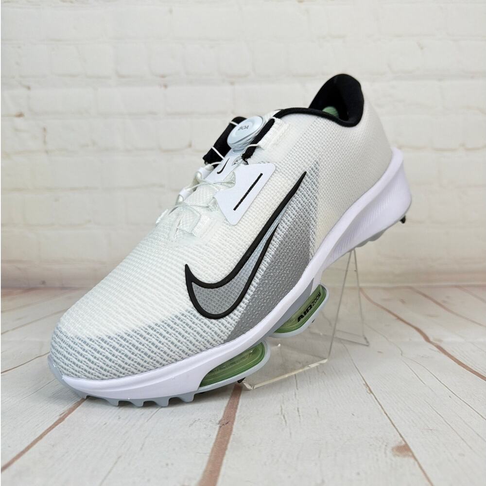 Nike Infinity Tour BOA 2 White Pure Platinum Golf Shoes Mens Size 10W FN6730-100 - Picture 3 of 10